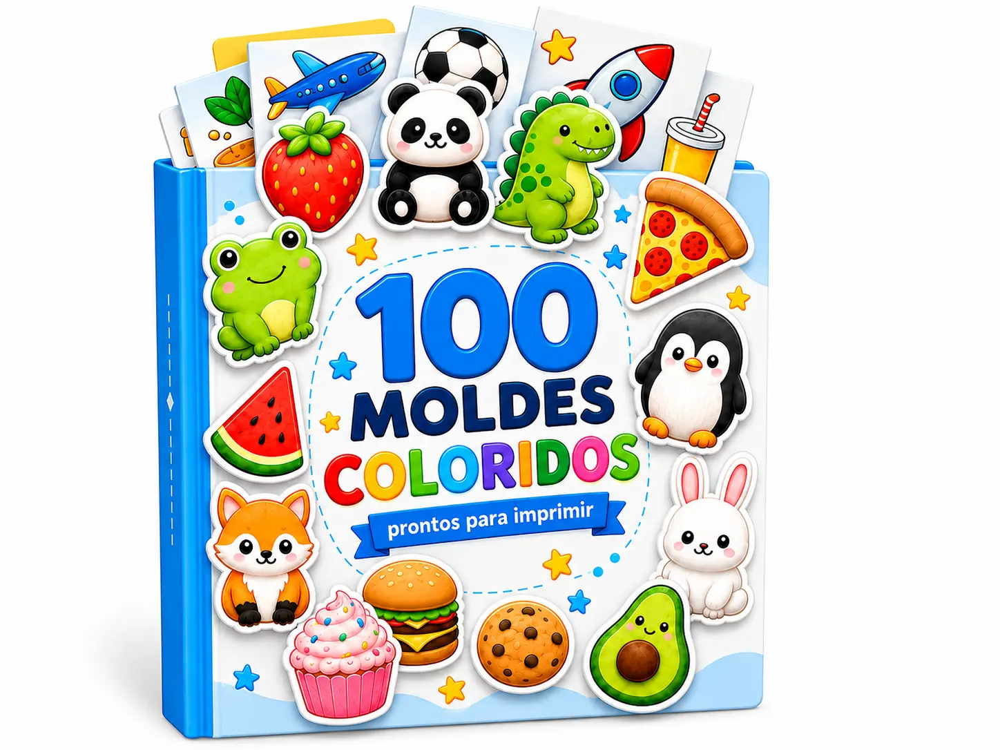 Coleção completa com 100 modelos de Paper Squishy prontos para imprimir