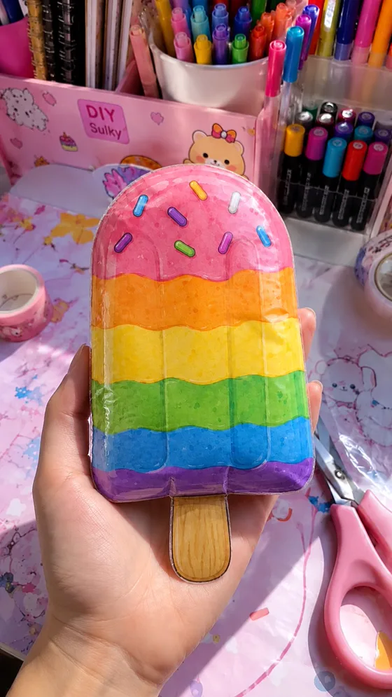 Ideia de Paper Squishy feito em casa