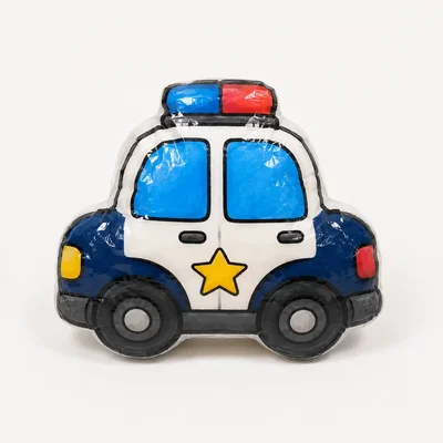 Molde grátis de Paper Squishy de carro de polícia