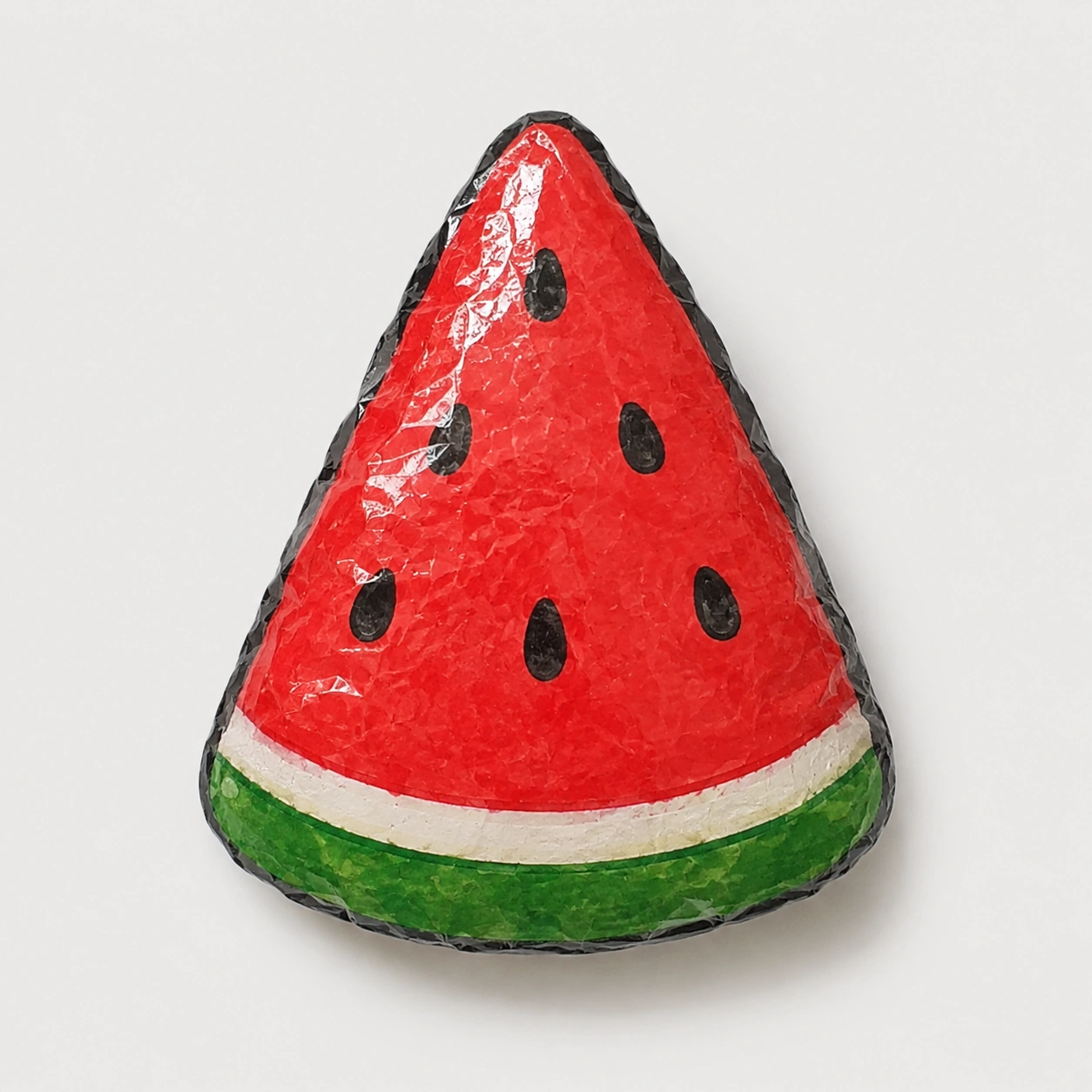 Molde de Paper Squishy de melancia gratuito para imprimir