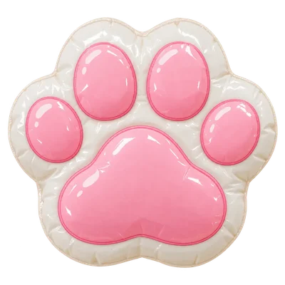 Paper Squishy artesanal de patinha de gato